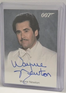 James Bond Archives 2009 Autograph Auto Card Wayne Newton Professor Joe Butcher - Picture 1 of 6