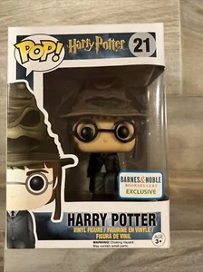 Funko Pop Movies Harry Potter Barnes & Noble Exclusive Harry Sorting Hat - Picture 1 of 7