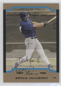 2004 Bowman First Year Gold Brock Jacobsen #329 Rookie RC