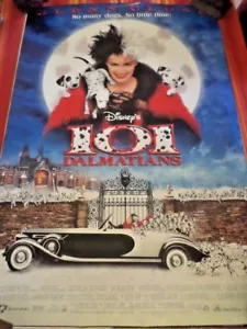 101 Dalmatians 1996 Orig Movie Poster DOUBLE SIDED - Picture 1 of 5