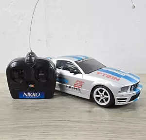 Nikko Gray Ford Mustang GT Remote Control Car - Tested & Working - Picture 1 of 17