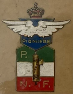 REGNO D’ITALIA PARTITO GOVERNO DIST. PIONIERI DELL’AERONAUTICA BOZZETTO CARTACEO - Picture 1 of 6