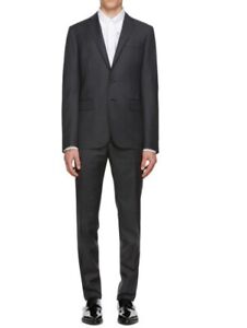 $2,8K NEW DSQUARED2 PARIS CUT WOOL SKINNY NAVY STRIPED SUIT M/ITALY SIZE 36-38R