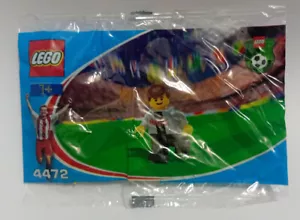 2002 LEGO × Coca-Cola Coppa del Mondo di Calcio #4472 Silver Secret minifigure nuovo con scatola raro - Foto 1 di 2