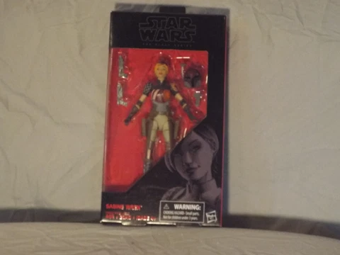 Star Wars The Black Series Rebels Sabine Wren (#33) 6" Hasbro New open box Cover