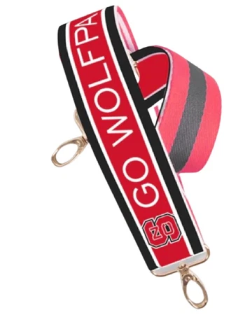 Desden NC State Wolfpack Patterned 1.5" Purse Strap Cover