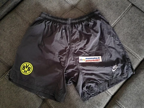 Borussia Dortmund Home Football Shorts M Nike Premier Black Cover