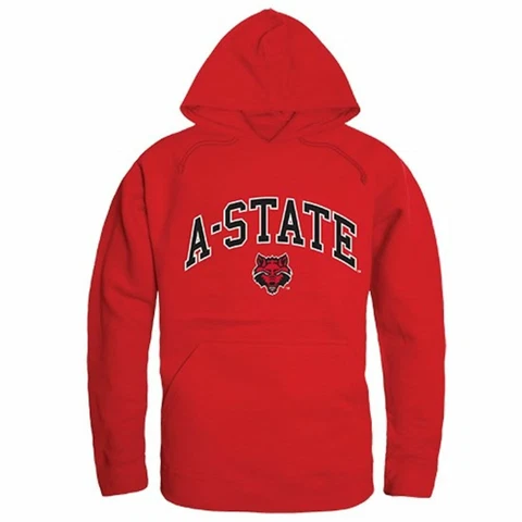 Arkansas State University Red Wolves Campus Hoodie Sweatshirt Cover