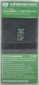 Uhlenbrock  74155 Lockdecoder PluX 16 NEU & OVP - Picture 1 of 2