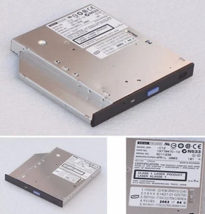 Interne Slimline Cdrom Cd-Rom Teac Entraînement CD-224E IBM Fru 33P3231 40-PIN # - Picture 1 of 1