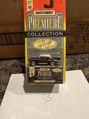 1995 Matchbox Premiere Collection 1957 Chevy Bel Air Series 6 Black NOS - Image 1 of 2