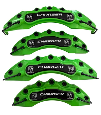 4 PCS Brake Caliper Covers for Dodge Charger SE R/T SRT8 2006–2010 Models - Image 1 of 3