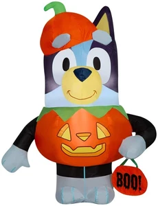 Disfraz Gemmy Halloween Inflable Azul en Linterna Jack O', 3.5 pies de Alto, Multi - Imagen 1 de 4