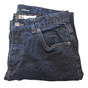 Pantalones de mezclilla relajados Wonder Nation Youth lavado oscuro talla 16 (499) - Imagen 1 de 6
