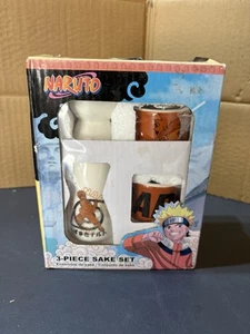 Naruto Anime- 3 piece ceramic sake set- brand new (other) - Picture 1 of 5