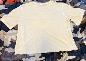 Top deportivo blanco recortado Lululemon talla 10 - Imagen 1 de 3