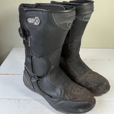 Botas de motocicleta AXO Freedom GT - negras - para hombre talla 10 Foto 1 de 4