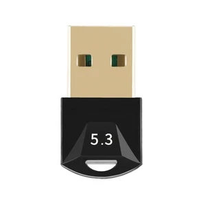 USB BT 5.3 Adapter Faster Data Transfer Longer Range BT Dongle Receiver For W FY - Afbeelding 1 van 15