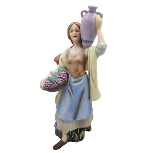 Figura Belén Thomas Kinkade “Llevando Regalos Abundantes” Hawthorne Village - Imagen 1 de 6