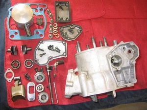 1999 2000 SUZUKI RM250 OEM CYLINDER SLEEVED & POWER VALVES & FRESH WISECO PISTON - Bild 1 von 24