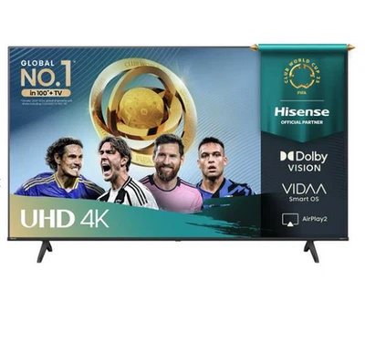 Hisense Smart TV 75" LED 4K Ultra HD Vidaa Classe E 75A69Q EAN 6942351416410 - Immagine 1 di 4