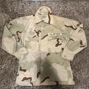 US Air Force Desert Camo Combat Jacket SS Military Tactical DCU Uniform - Picture 1 of 6