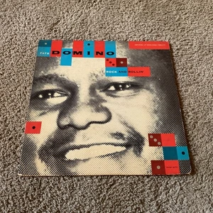 Fats Domino-Rock And Rollin 1956 Imperial LP 9009 Maroon Label 1st Press VG USA - Picture 1 of 7