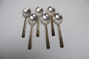 Juego de 6 cubiertos de plata Oneida GRENOBLE Prestige Heirloom 1938 - Imagen 1 de 8