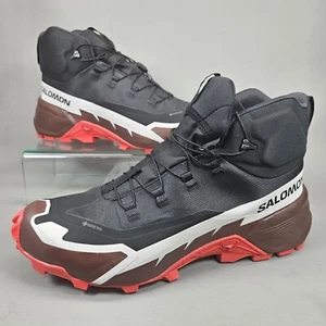 Salomon Cross Hike Mid GTX 2 Boot Mens Size 11.5 Black GoreTex Hiking Trail Shoe - Picture 1 of 15