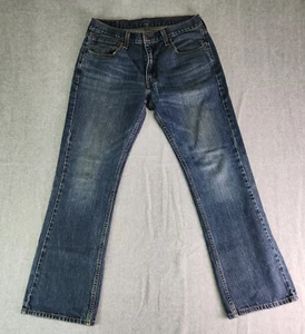 Jeans Levi's 527 bootcut W34 L32 blu denim acqua meno elasticizzato vita media classico - Foto 1 di 11