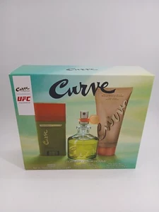 (3 Piece) Men's Curve Gift Set Deodorant Cologne Spray Aftershave Balm (New)** - Picture 1 of 9