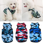 Camouflage Vest Pet Puppy T Shirt Summer Sun Protection Pet Dog Clothes Cute
