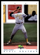 1992 Classic Best Scott Sheldon Madison Muskies #179