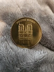 Vintage Notre-Dame Paris/Monnaie De Paris Souvenir Token/Coin - 1998 - 34mm - Picture 1 of 4