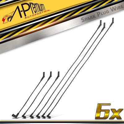 Juegos de cables de bujías de 6 piezas para Ford F-150 2001-2008 F-150 Heritage E-150 V6 4,2 L Foto 1 de 4
