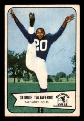 1954 Bowman Football #50 George Taliaferro GD *e1 - Image 1 of 2