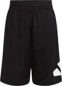adidas Boy's Elastic Waistband Performance Shorts (Black) AH5722 - Picture 1 of 3