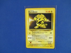 Pokemon Base Set "Electabuzz" EX- CASI NUEVO VER ESCANEOS - Imagen 1 de 2