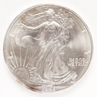 1994 Silver American Eagle Dollar - Image 1 of 2