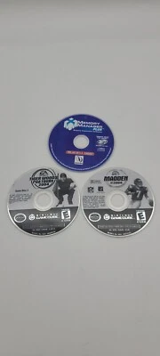 Nintendo GameCube Game Lot Madden 04 Tiger Woods 04 Memory Manager Plus - Image 1 of 4