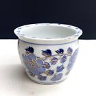 Oriental Styled Blue & White Porcelain Flower Pot