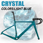 Gravel T1100 Carbon Frame Road Bike Frameset Crystal 700*40C Disc Brake