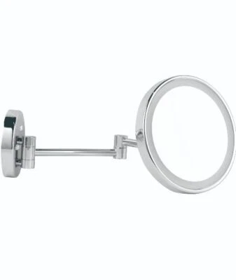 Remer Illusion Round Magnifying Bathroom Shaving Mirror with LED Lighting Chrome - image 1 of 2