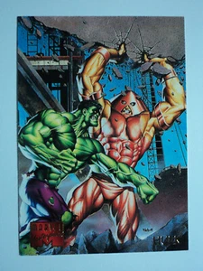 1995 MARVEL MASTERPIECES - BASE CARD - HULK # 41  ( PACK FRESH ) - Picture 1 of 5