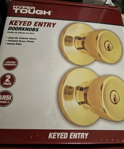 Tough Keyed Entry Privacy Lock Interior Bathroom Bedroom - Picture 1 of 3