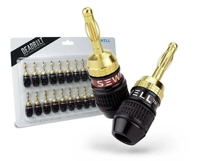 Sewell Deadbolt Banana Plugs, 12 Pair - Bild 1 von 4
