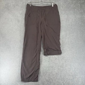 Pantalones cortos para mujer The North Face puños enrollables calce relajado gris talla 8 - Imagen 1 de 15