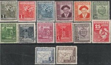 ANDORRA ESPAÑOLA 1948-1953 - NUMERO EDIFIL 45-58 TIPOS DIVERSOS - NUEVOS MNH
