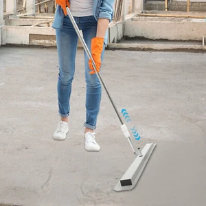 Long Handle Concrete Trowel with Adjustable Pole and Finishing Shoes - Picture 1 of 19