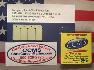 CCMS Yamaha Drag Outboard Reed 115-130hp V4 4 Petal PN344D - Bild 1 von 1